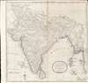 1796 Carey Map of India