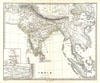 1865 Spruner Map of India and Southeast Asia