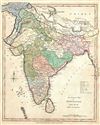 1794 Wilkinson Map of India