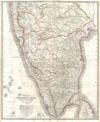1838 Wyld Wall Map of India (Hindostan or British India)