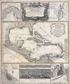 1737 Homann Heirs / D'Anville Map of Florida and the West Indies