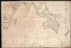 1874 Imray Blueback Nautical Chart or Maritime Map of the Indian Ocean