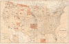 1885 Atkins Map of the United States Indian Reservations