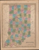 1846 Bradford Map of Indiana