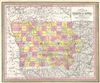 1854 Mitchell Map of Iowa