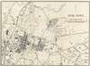 1933 Printers Limited Map of Ipoh City, Malaysia