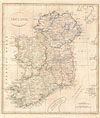 1799 Clement Cruttwell Map of Ireland