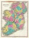 1828 Finley Map of Ireland