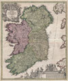 1716 Homann Map of Ireland