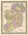 1849 Mitchell Map of Ireland