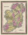 1854 Mitchell Map of Ireland