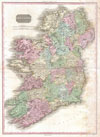 1818 Pinkerton Map of Ireland