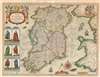 1676 John Speed Map of Ireland