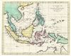 1791 Wilkinson Map of the East Indies and Southeast Asia: Thailand, Borneo, Philippines, Malay
