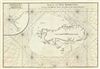 1794 Laurie and Whittle Nautical Chart or Map of the Isle Rodrigues, Mauritius
