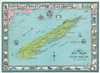 1939 Krause Pictorial Map of Isle Royale National Park, Michigan