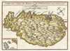 1748 Vaugondy Map of Malta and Gozo