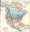 1873 Gilpin Thermal Map of North America