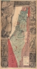 1949 Shapiro Zionist Hebrew Map of Israel Celebrating Its 2nd Year