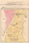 1883 Stanford Map of the Isthmus of Kra, Thailand (Siam) and Burma
