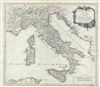 1751 Vaugondy Map of Ancient Italy