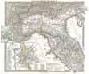 1865 Spruner Map of Northern Italy in Antiquity