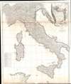 1743 D'Anville Map of Italy