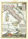1747 Bowen Map of Italy