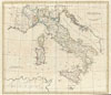 1799 Clement Cruttwell Map of Italy