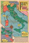 1939 Sundberg Map of Italy and its New Empire on the Eve of WWII