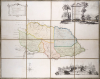 1763 Craskell and Simpson 3-Part Wall Map of Jamaica