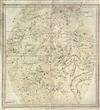 1835 Burritt / Huntington Map of the Constellations or Stars in January, February, and March