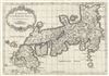 1752 Bellin Map of the Empire of Japan