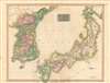 1815 Thomson Map of Korea and Japan