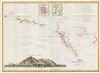 1787 Perouse Map of Northern Japan, Hokkaido, and the Kuril Islands