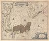 1658 Jansson Map of Japan and Insular Korea