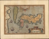 1595 / 1609 Ortelius - Teixiera Map of Japan and Korea