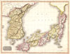 1809 Pinkerton Map of Korea & Japan