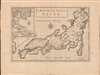 1684 Tavernier Map of Japan and Vietnam