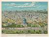 1896 Aece Hage Chromo View of Jerusalem - made in Boston by Arab immigrant