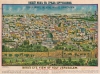 1900 Aece Hage / Rand McNally Chromolithograph View of Jerusalem