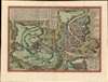 1572 Braun and Hogenberg Map of Jerusalem