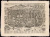 1595 Matteo Florimi Broadsheet Map of Jerusalem