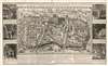 1795 Haines and Son Pictorial Map of Jerusalem