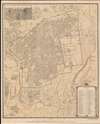 1945 Salmon City Plan or Map of Jerusalem