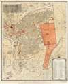 1947 Salmon City Plan or Map of Jerusalem