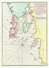 1775 Mannevillette Map of the Island and Port of Junkseilon or Phuket, Thailand