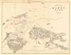 1879 Quartermaster General's Department City Plan or Map of Kabul, Afghanistan