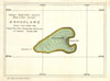 1906 Land Office Survey Map of Kahoolawe, Hawaii