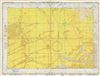 1954 U.S. Air Force Aeronautical Chart or Map of The Kaouar Oasis, Niger